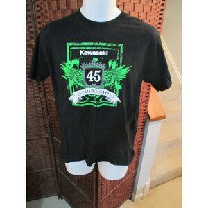 Kawasaki 45th Anniversary T Shirt Adult Medium Motorcycle Biker
